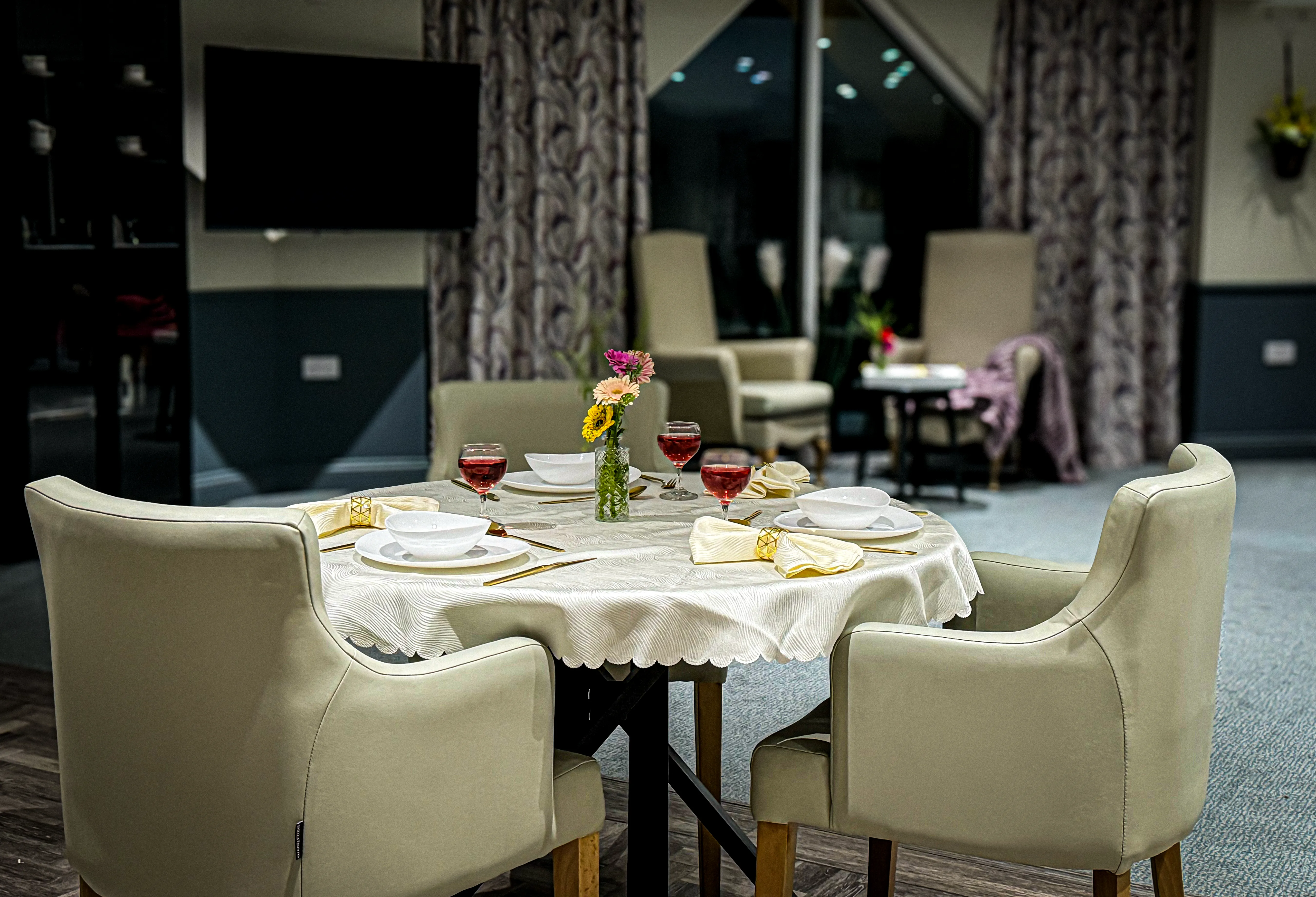 Comfortable lounge area at Forest Place Nursing Home, IG9